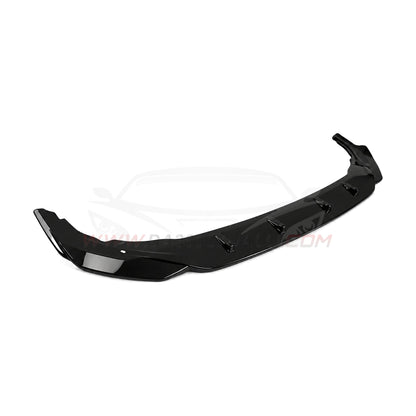 Pezzo centrale dello splitter Volkswagen Golf 8.5 R dal 2024 in ABS nero lucido — Da300Cavalli
