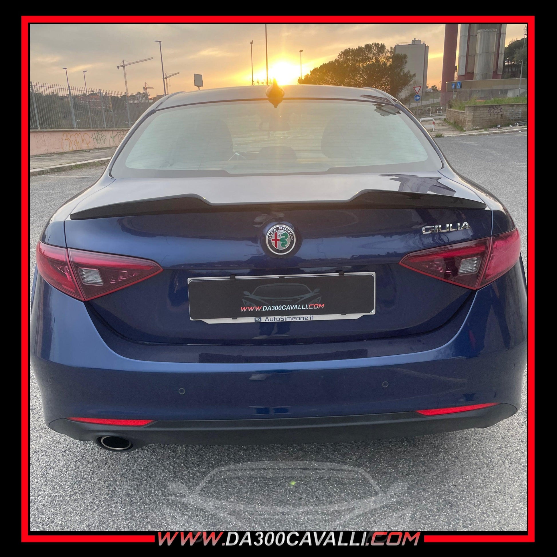 Spoiler Alfa Romeo Giulia In Fibra Di Carbonio (2015-2021) - Da300Cavalli