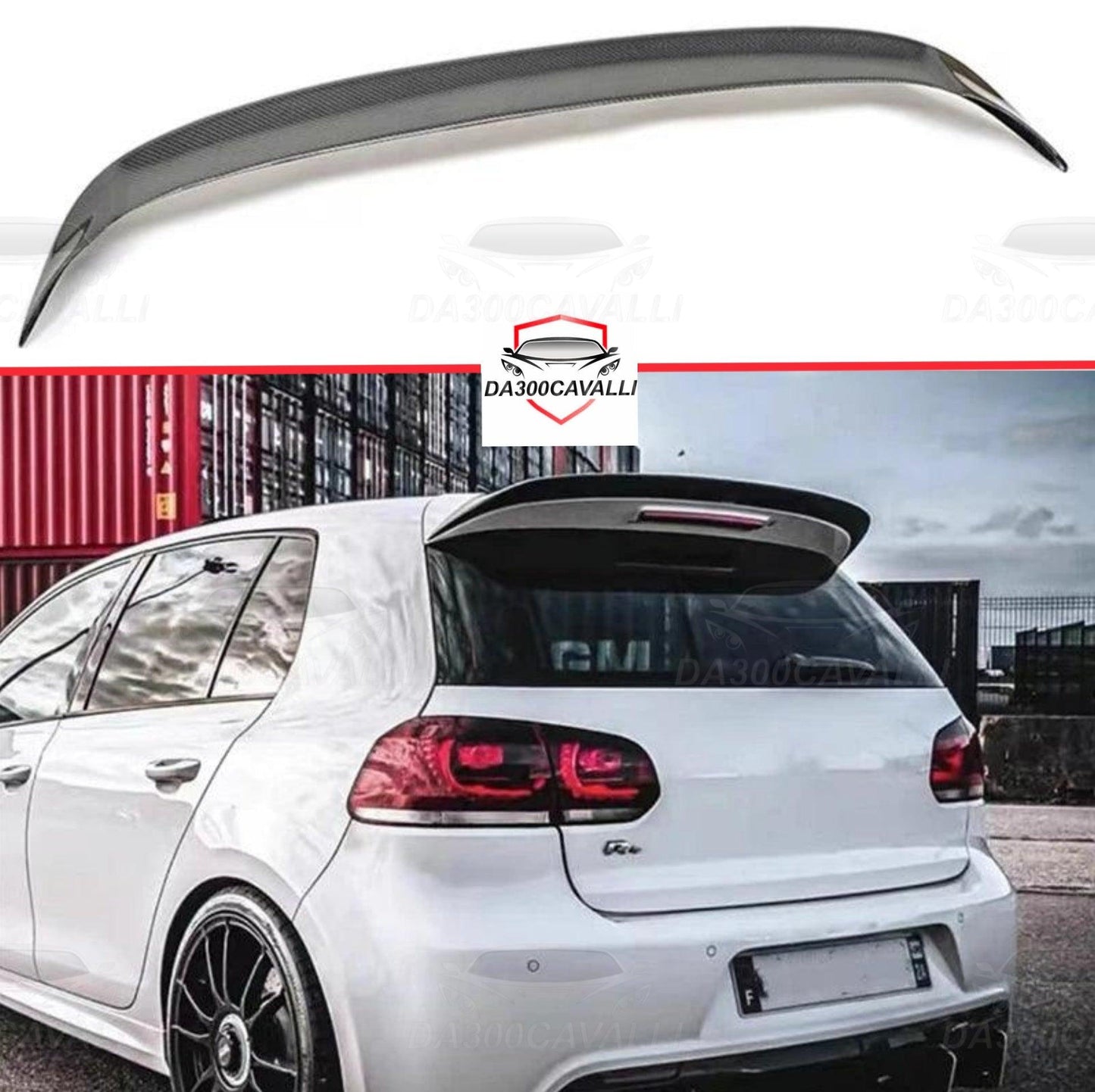 Spoiler Golf 6 (2010-2013) Fibra Di Carbonio - Da300Cavalli