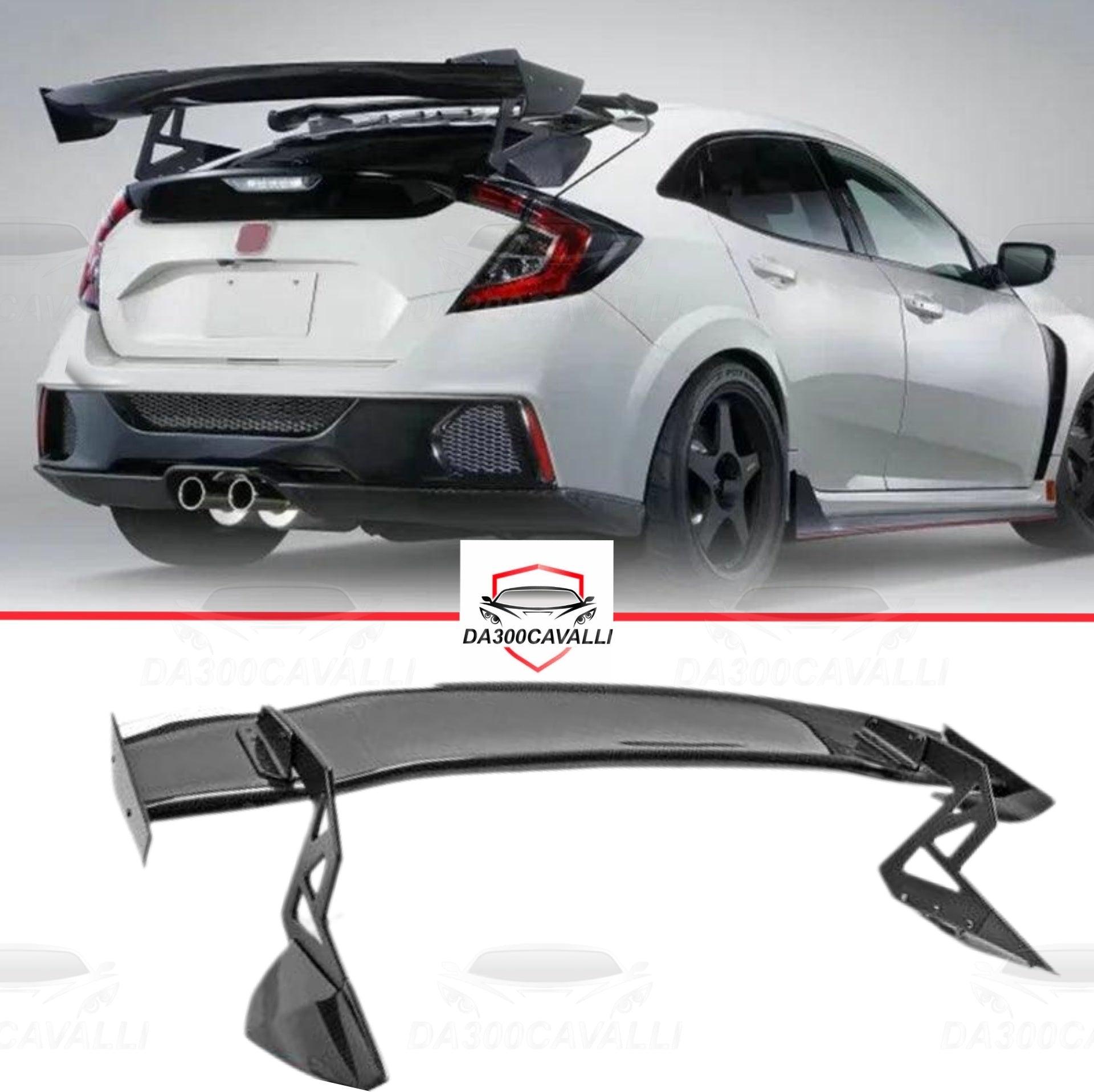 Spoiler Honda Civic Fibra Di Carbonio - Da300Cavalli
