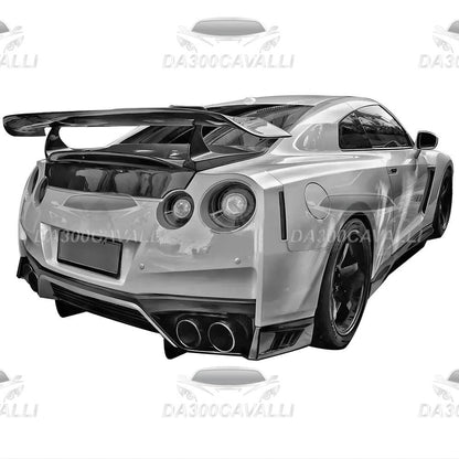 Spoiler Nissan Gtr R35 Fibra Di Carbonio - Da300Cavalli