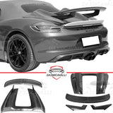 Spoiler Porsche Cayman Boxster (2012-2015) Fibra Di Carbonio