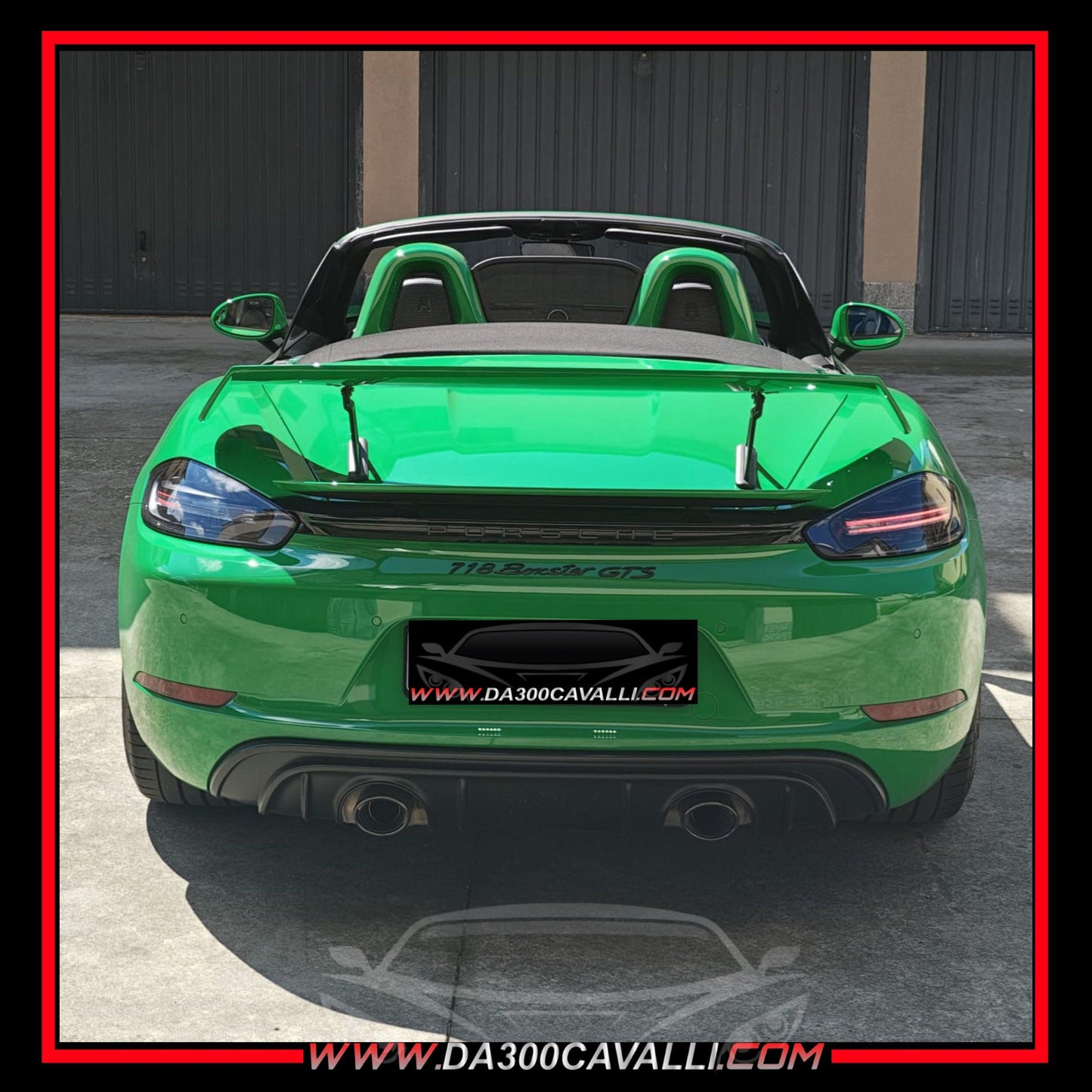 Spoiler Porsche Cayman Boxster 718 Fibra Di Carbonio (2017-2023) - Da300Cavalli