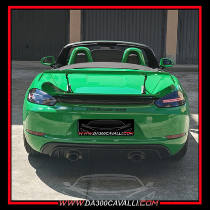 Spoiler Porsche Cayman Boxster 718 Fibra Di Carbonio (2017-2023) - Da300Cavalli