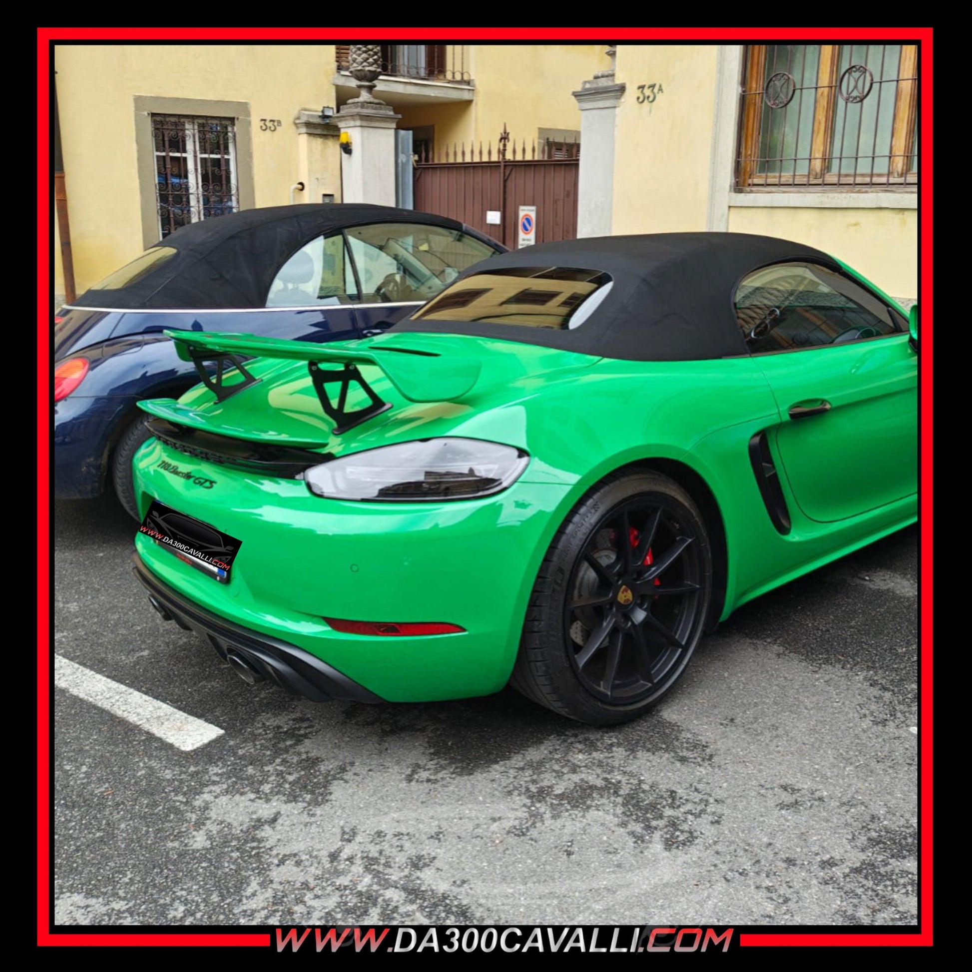 Spoiler Porsche Cayman Boxster 718 Fibra Di Carbonio (2017-2023) - Da300Cavalli