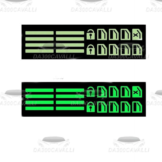 Sticker Fluorescenti Per Tasti — Accessori Tuning Auto — Da300Cavalli