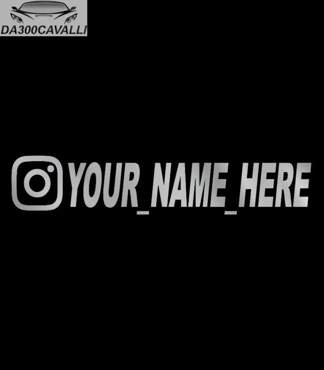 Sticker Personalizzato Tag Instagram - Da300Cavalli