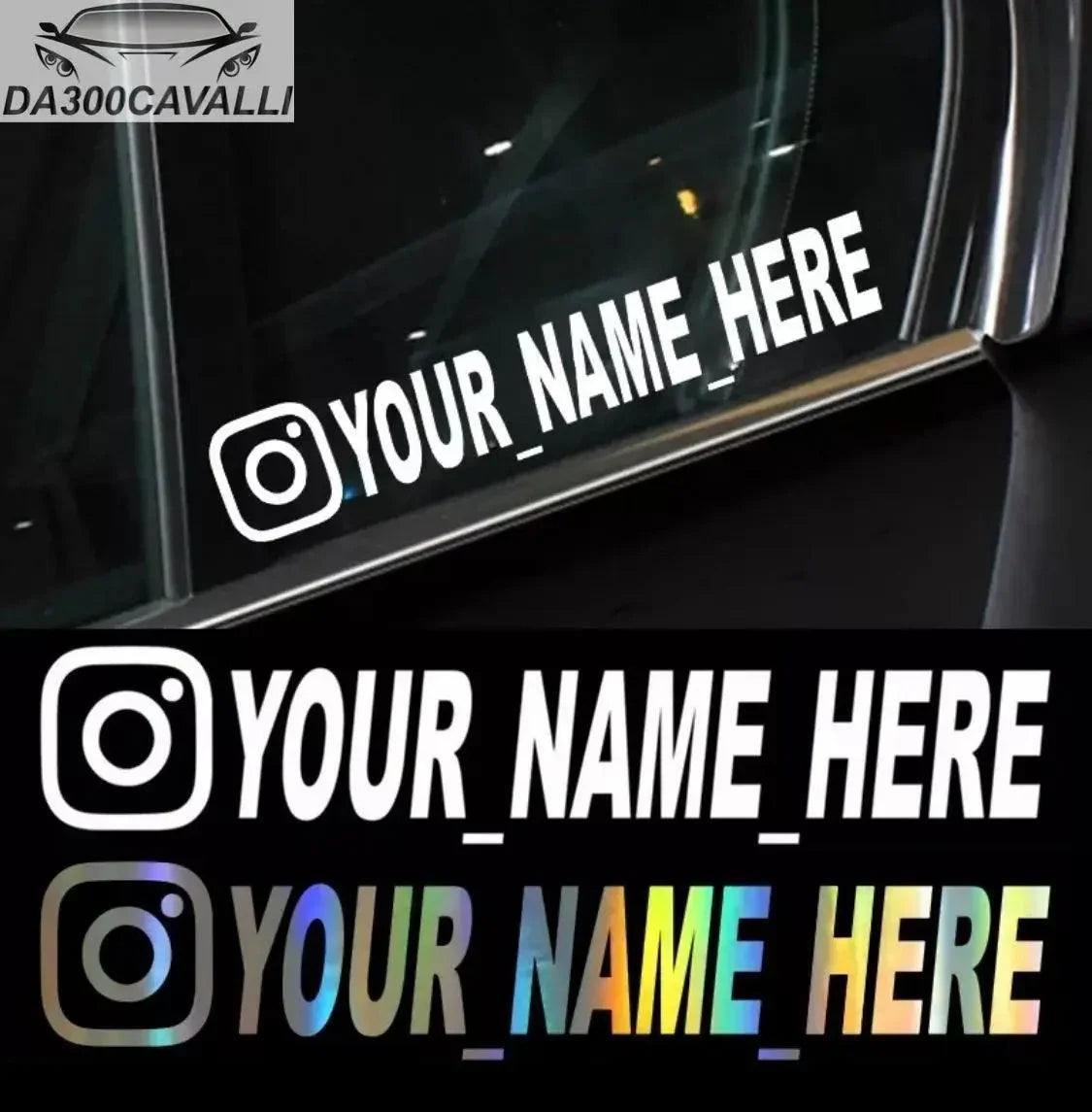 Sticker Tag Instagram — Da300Cavalli