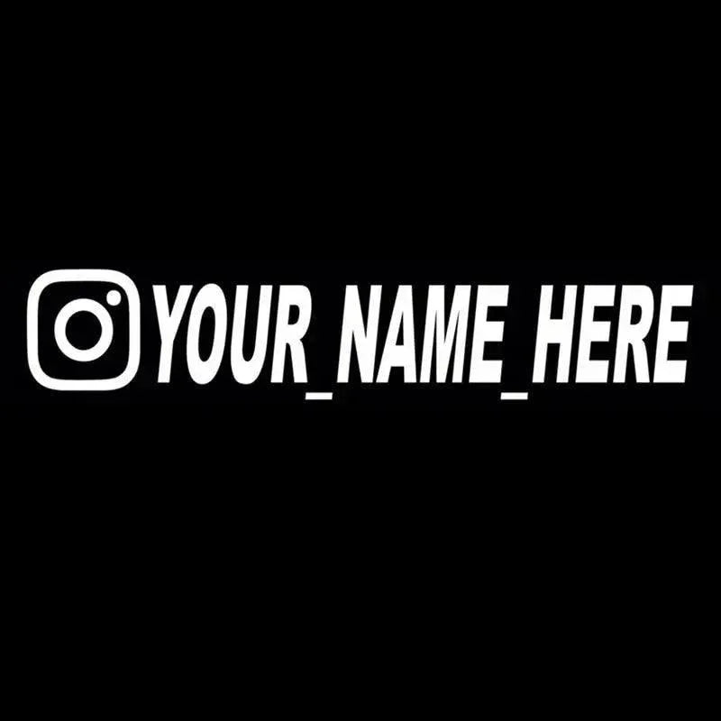 Sticker Tag Instagram — Da300Cavalli