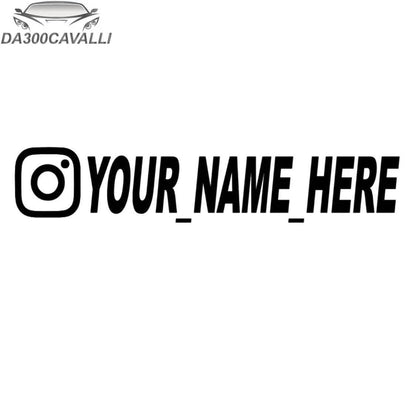 Sticker Personalizzato Tag Instagram - Da300Cavalli