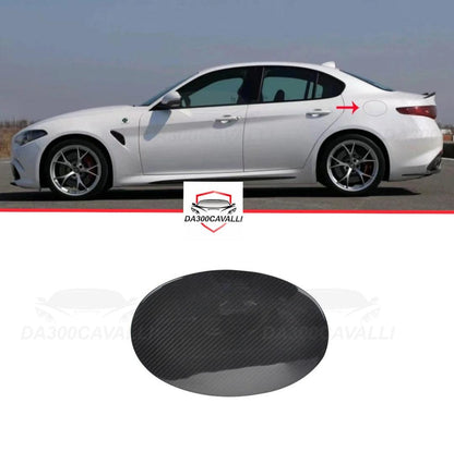Tappo Serbatoio Alfa Romeo Giulia Fibra Di Carbonio - Da300Cavalli
