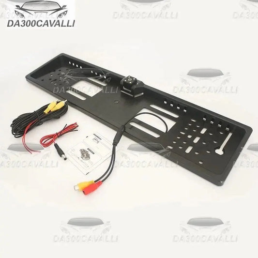 Targa Con Retrocamera E Illuminazione Led — Accessori Tuning Auto — Da300Cavalli