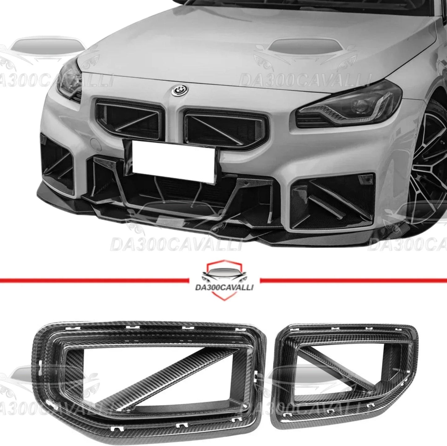 telaio-griglia-anteriore-bmw-m2-g87-fibra-di-carbonio-da300cavalli-1 - Da300Cavalli