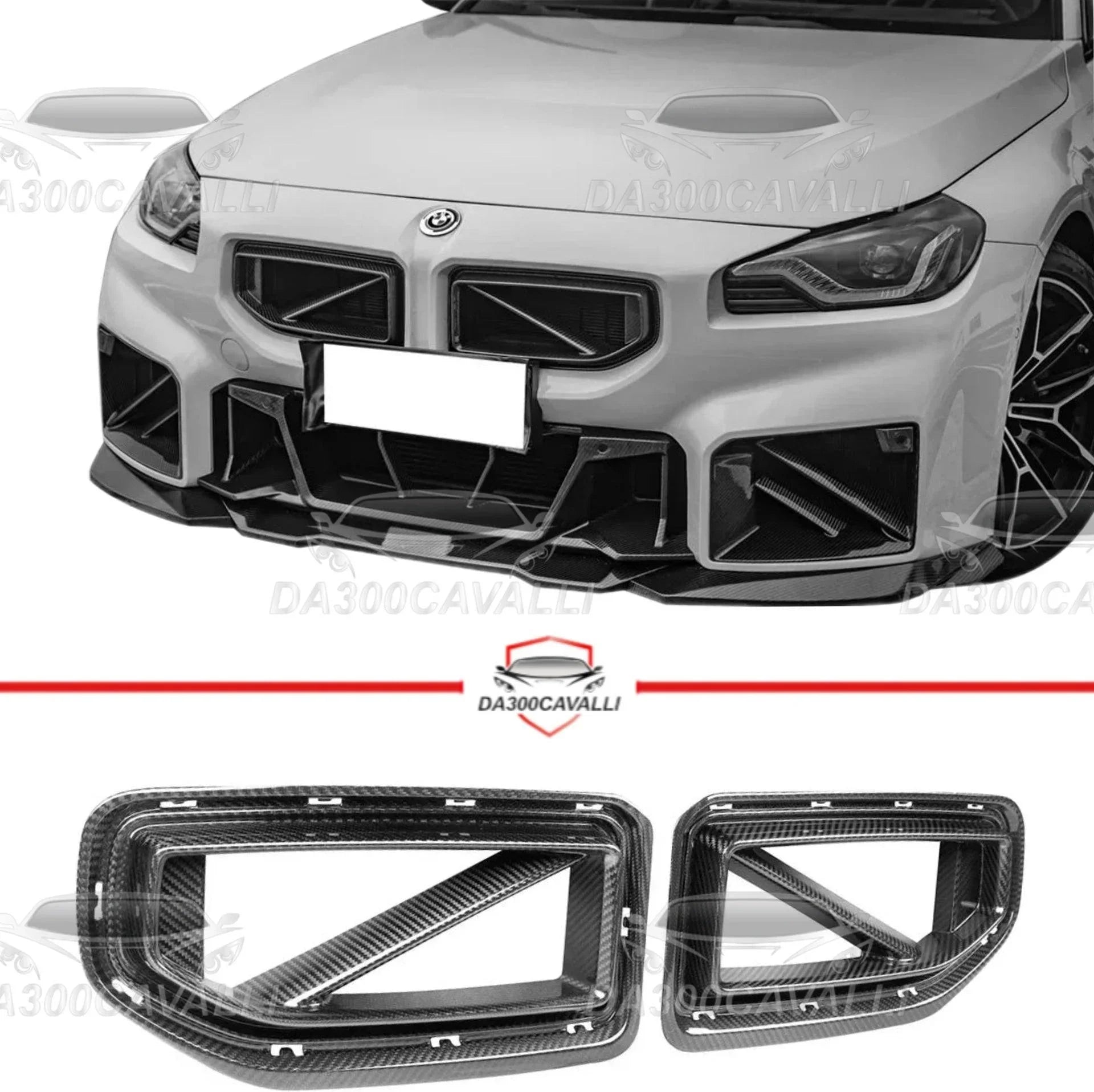 telaio-griglia-anteriore-bmw-m2-g87-fibra-di-carbonio-da300cavalli-1 - Da300Cavalli