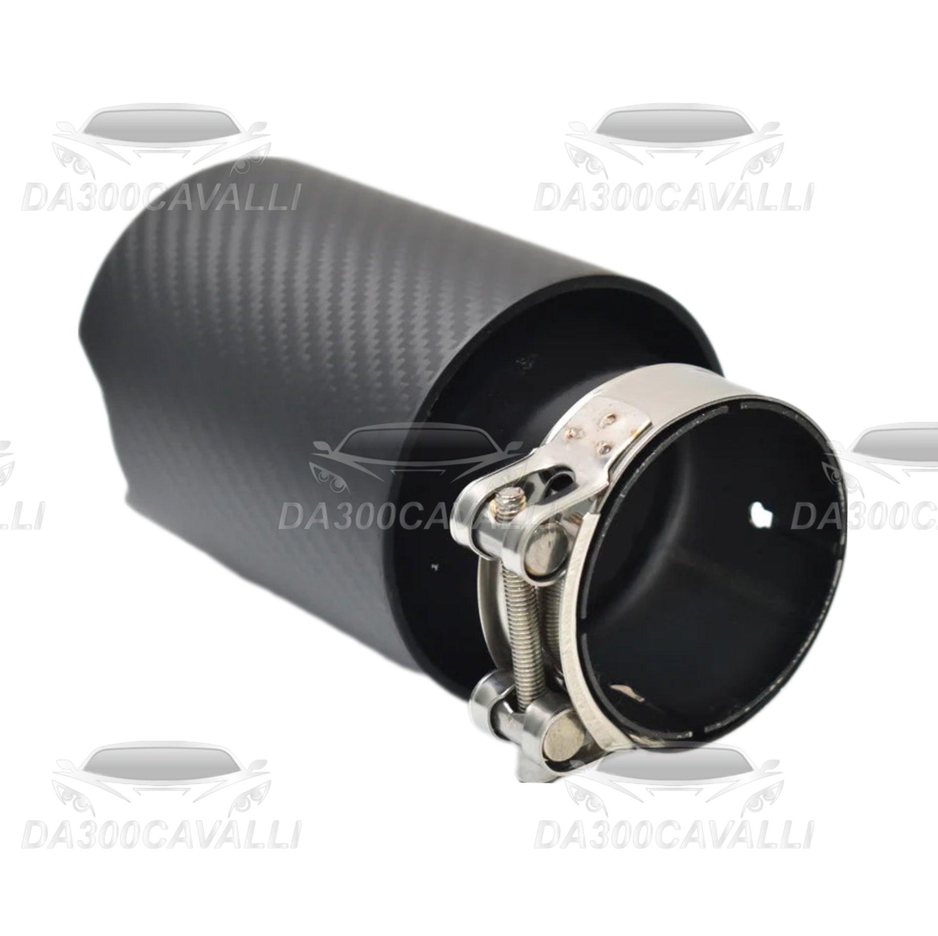 Terminale Di Scarico In Fibra Di Carbonio - Da300Cavalli