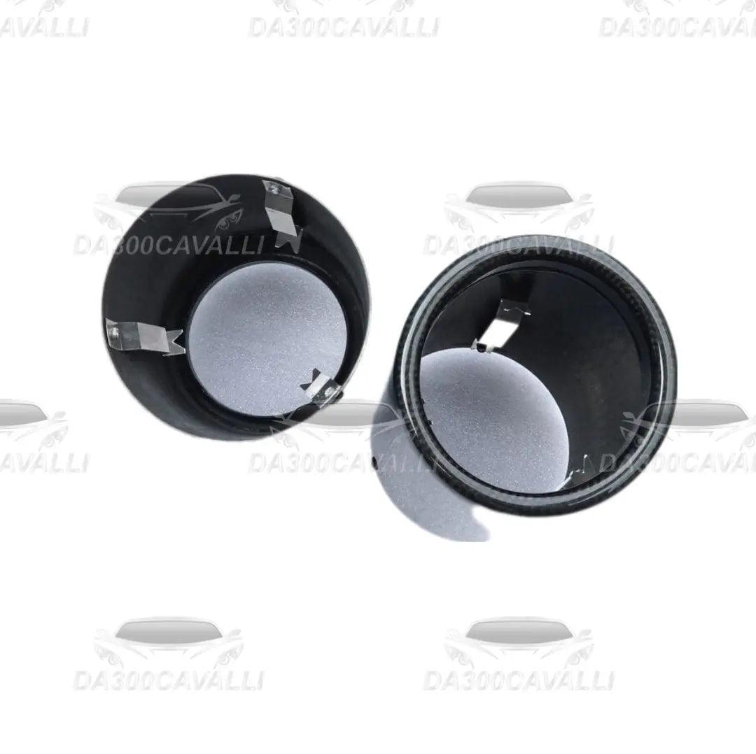 Terminale Di Scarico In Fibra Di Carbonio Opaco (1Pc) - Da300Cavalli