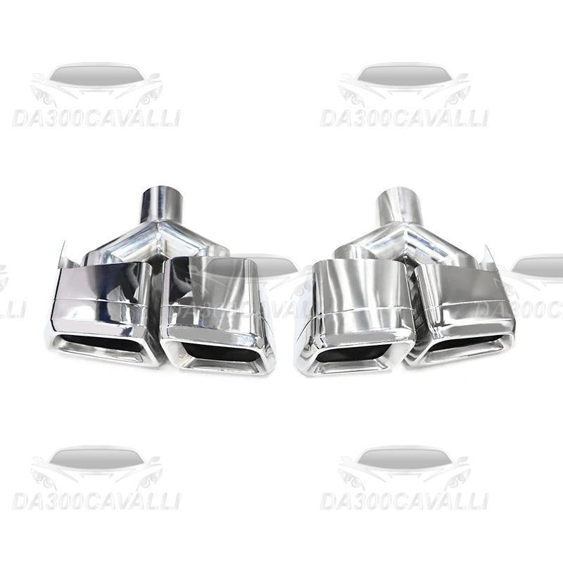 Terminale Di Scarico Mercedes Casse C W204 2Pcs - Da300Cavalli