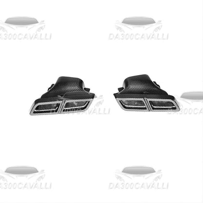 Terminale Di Scarico Mercedes S63 S65 AMG C E S W205 W204 W222 W218 Fibra Di Carbonio - Da300Cavalli