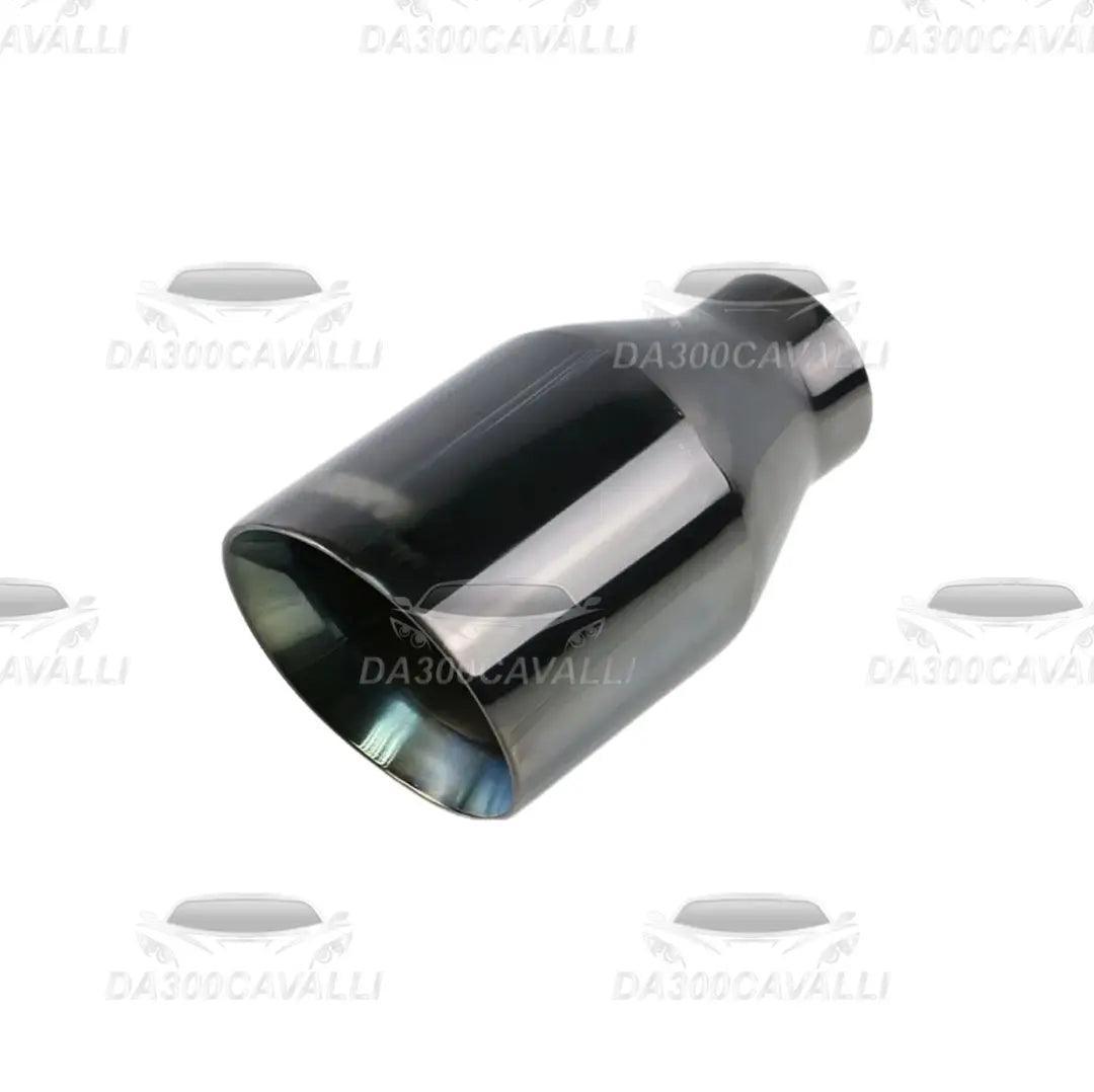 Terminale Di Scarico Nero 51->89Mm - Da300Cavalli