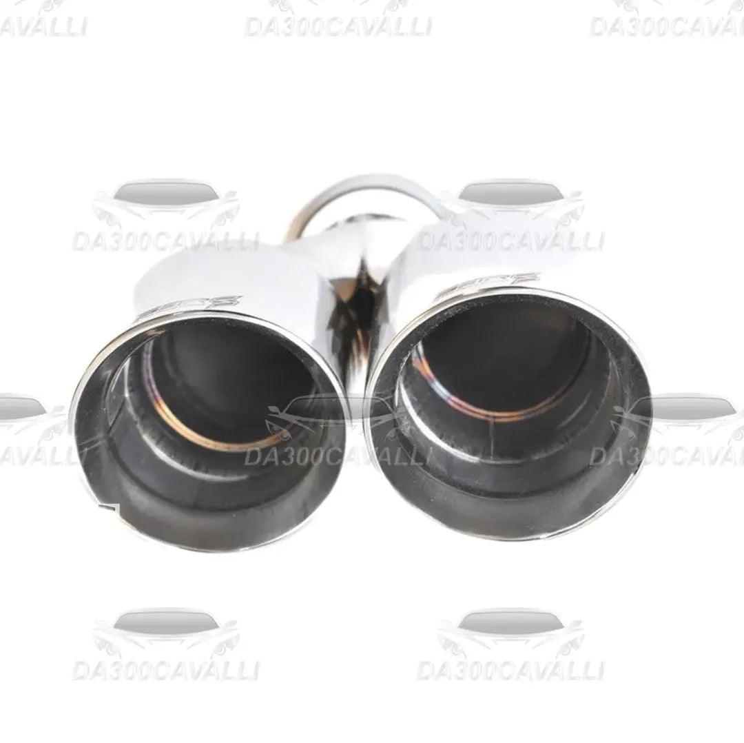 Terminale Doppio In Acciaio Inossidabile - Da300Cavalli