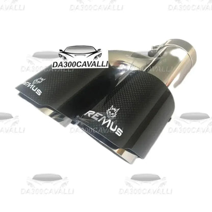 Terminale Doppio Remus Fibra Di Carbonio — Accessori Scarico — Da300Cavalli