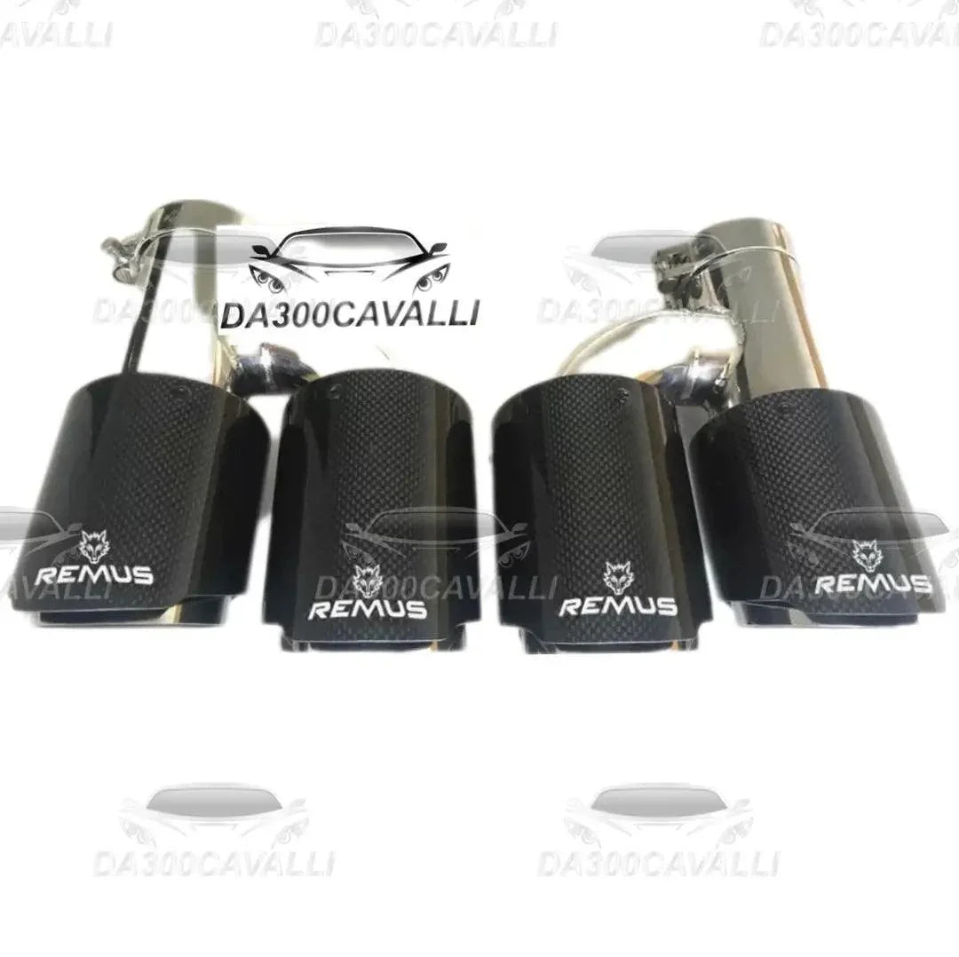 Terminale Remus Carbonio — Vista dettaglio — Da300Cavalli