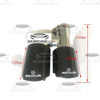 Terminale Remus Carbonio — Da300Cavalli