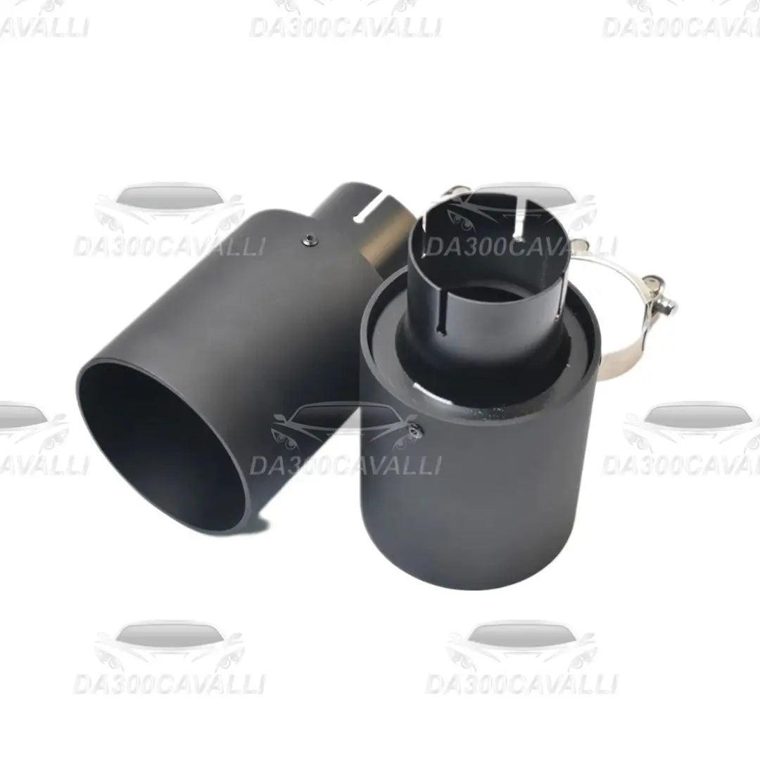 Terminale In Alluminio Nero Satinato 1Pc - Da300Cavalli