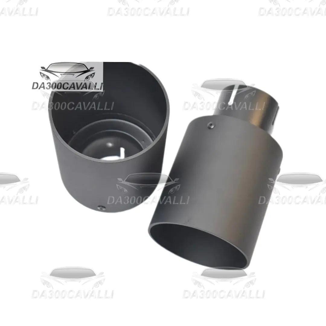 Terminale In Alluminio Nero Satinato 1Pc - Da300Cavalli