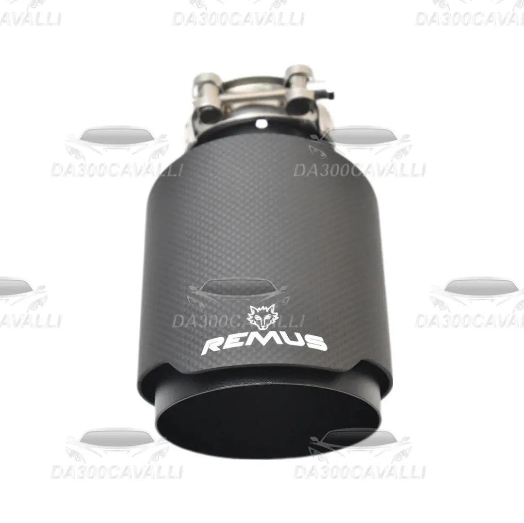 Terminale Nero Opaco Remus - Da300Cavalli