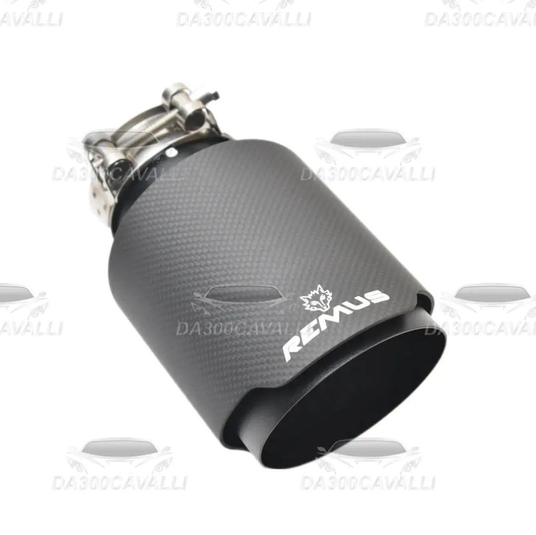 Terminale Nero Opaco Remus - Da300Cavalli