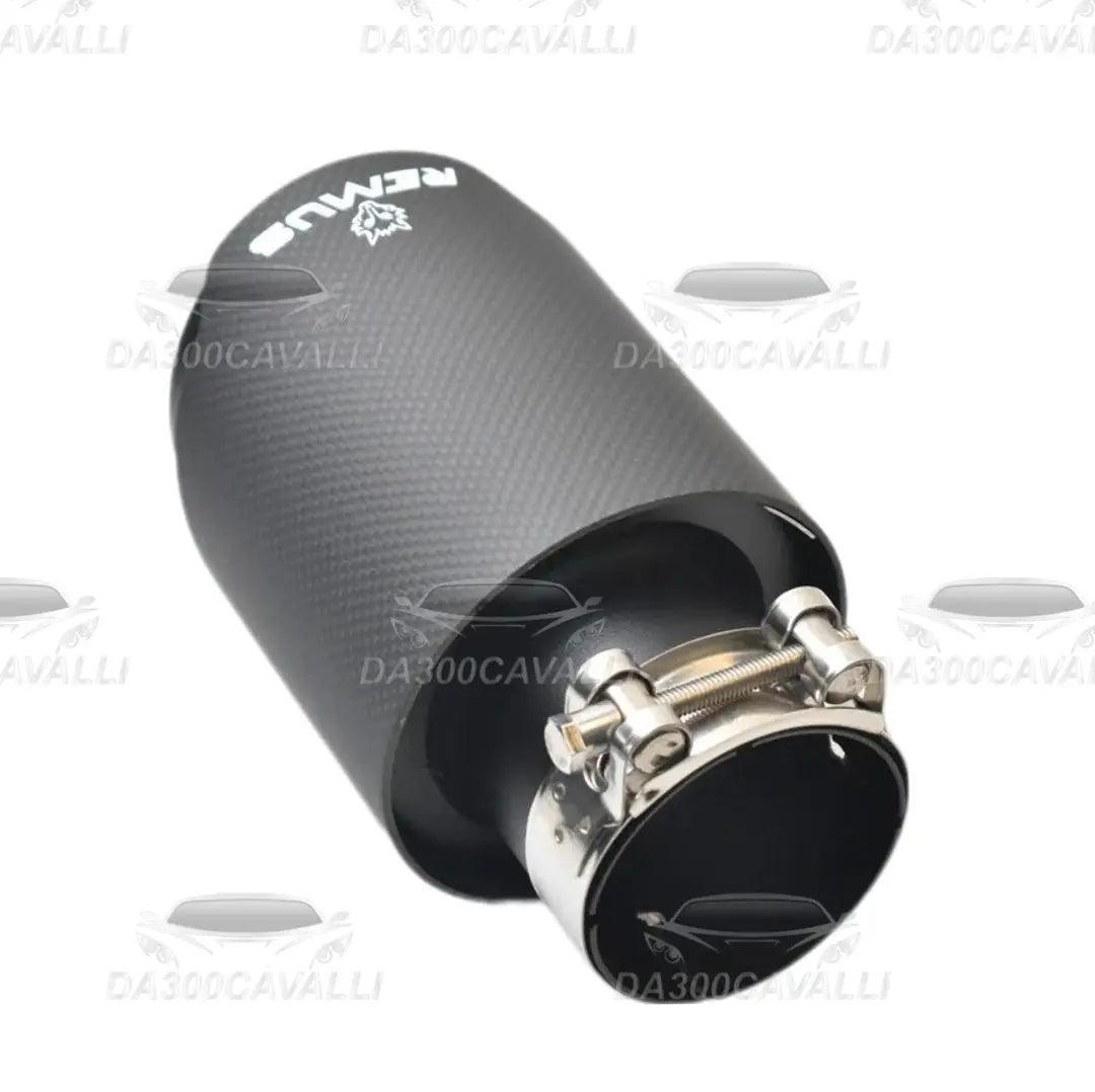 Terminale Nero Opaco Remus - Da300Cavalli