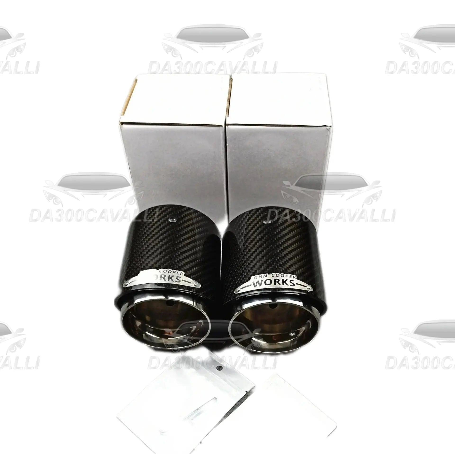 Terminale Scarico Fibra Di Carbonio Mini Cooper - Da300Cavalli