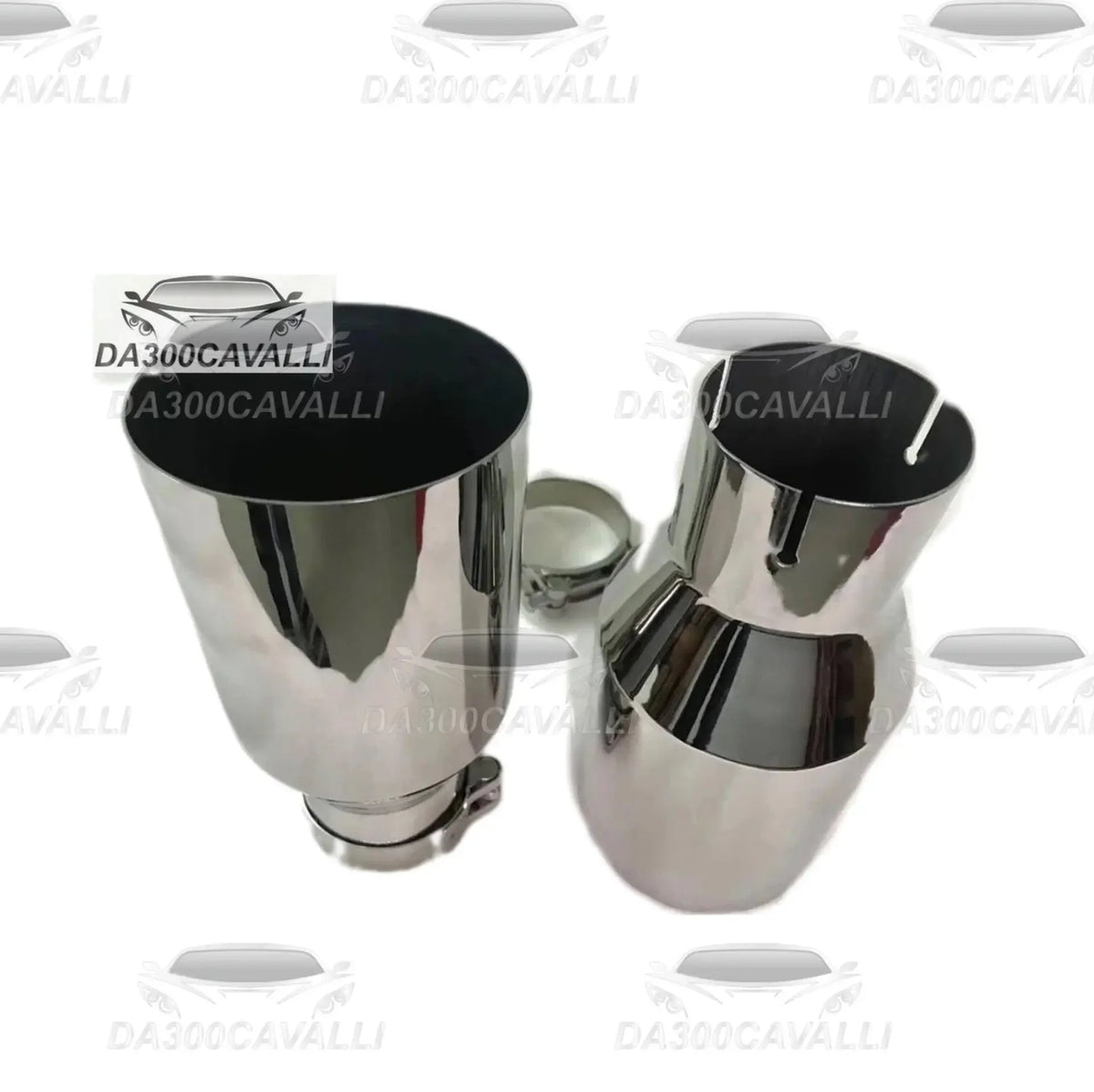 Terminale Singolo Scarico Sport — Accessori Tuning Auto — Da300Cavalli
