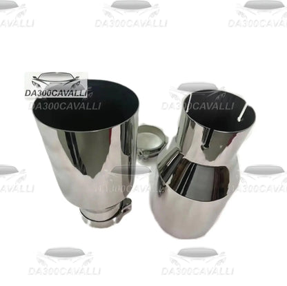 Terminale Singolo Scarico Sport — Accessori Tuning Auto — Da300Cavalli