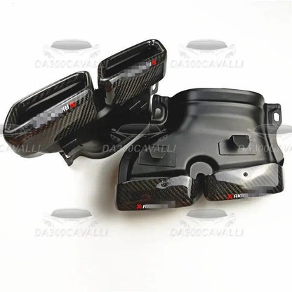 Terminali Di Scarico Mercedes Classe (C E S Cla Cls Glc Gle Gls) In Fibra Di Carbonio - Da300Cavalli