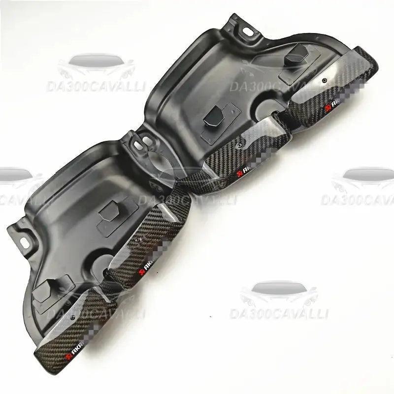 Terminali Di Scarico Mercedes Classe (C E S Cla Cls Glc Gle Gls) In Fibra Di Carbonio - Da300Cavalli