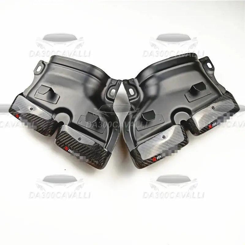 Terminali Di Scarico Mercedes Classe (C E S Cla Cls Glc Gle Gls) In Fibra Di Carbonio - Da300Cavalli