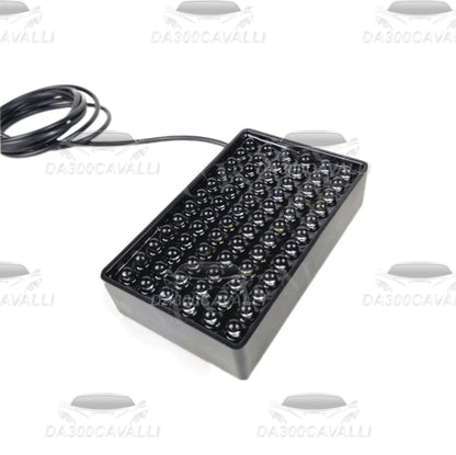 Terzo stop LED auto rettangolare nero con cavo, ricambio tuning Da300Cavalli