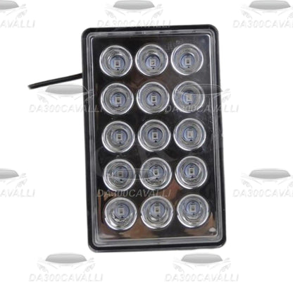 Terzo stop LED rettangolare per auto, Da300Cavalli, accessorio tuning universale.