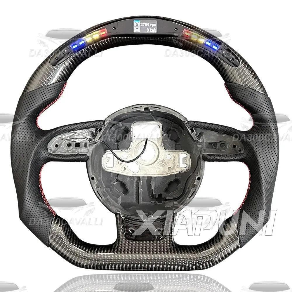 volante-audi-a1-a3-a4-a5-a6-a7-tt-r8-in-fibra-di-carbonio-da300cavalli-4 - Da300Cavalli