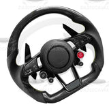 Volante Audi A3 A4 A5 A6 A7 A8 Q3 Q5 Q8 R8 TT Fibra Di Carbonio