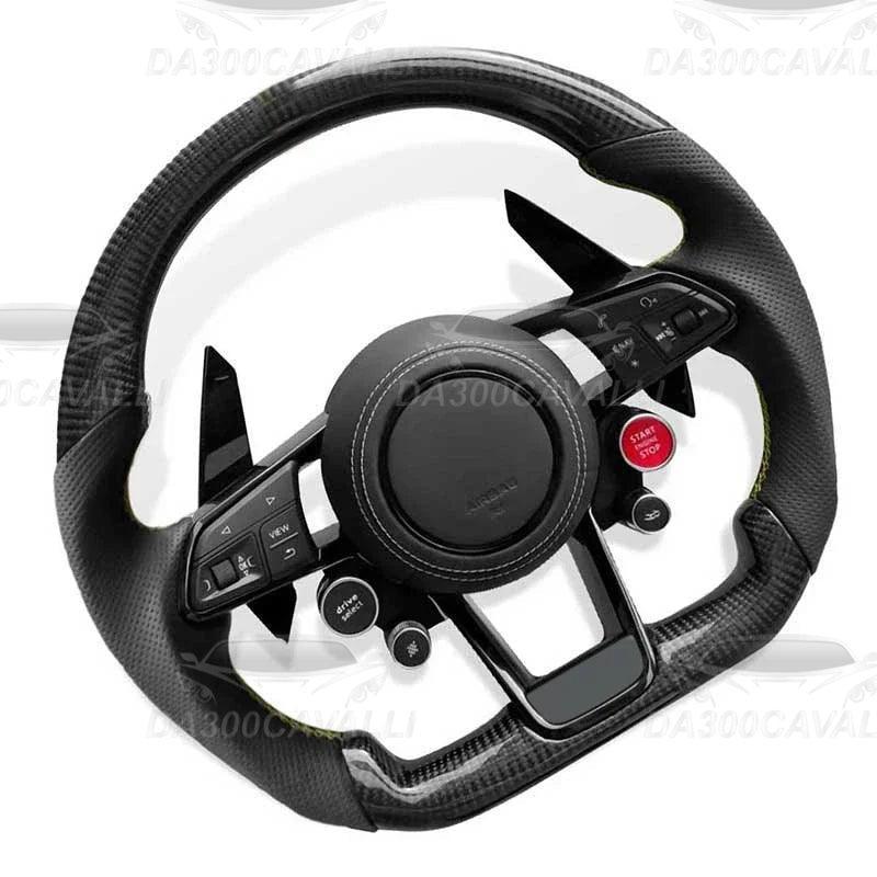 volante-audi-a3-a4-a5-a6-a7-a8-q3-q5-q8-r8-tt-fibra-di-carbonio-da300cavalli-1 - Da300Cavalli