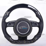 Volante Audi A3 A4 A6 A7 Q3 Q5 TT Fibra Di Carbonio