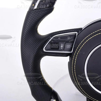 volante-audi-a3-a4-a6-a7-q3-q5-tt-fibra-di-carbonio-da300cavalli-3 - Da300Cavalli