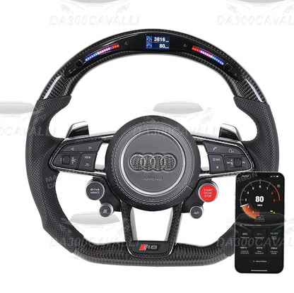 volante-audi-r8-tt-fibra-di-carbonio-da300cavalli-2 - Da300Cavalli