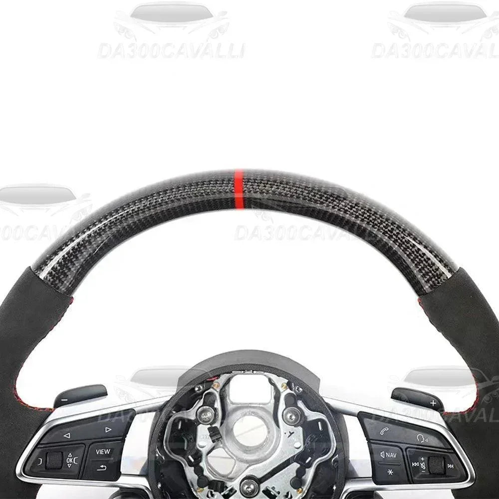 volante-audi-s3-q3-q4-q5-q7-q8-a1-a3-a5-a8-fibra-di-carbonio-da300cavalli-4 - Da300Cavalli