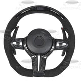 Volante BMW F10 Serie 5 7 M5 M8 M6 F01 F02 F03 F12 F13 F13 F0 F90 F92 F93 Fibra Di Carbonio