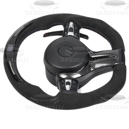 Volante BMW F10 Serie 5 7 M5 M8 M6 F01 F02 F03 F12 F13 F13 F0 F90 F92 F93 Fibra Di Carbonio - Da300Cavalli