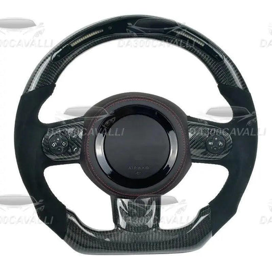 Volante in fibra di carbonio per Mini Cooper R56 R57 R58 R59 R61, tuning auto Da300Cavalli